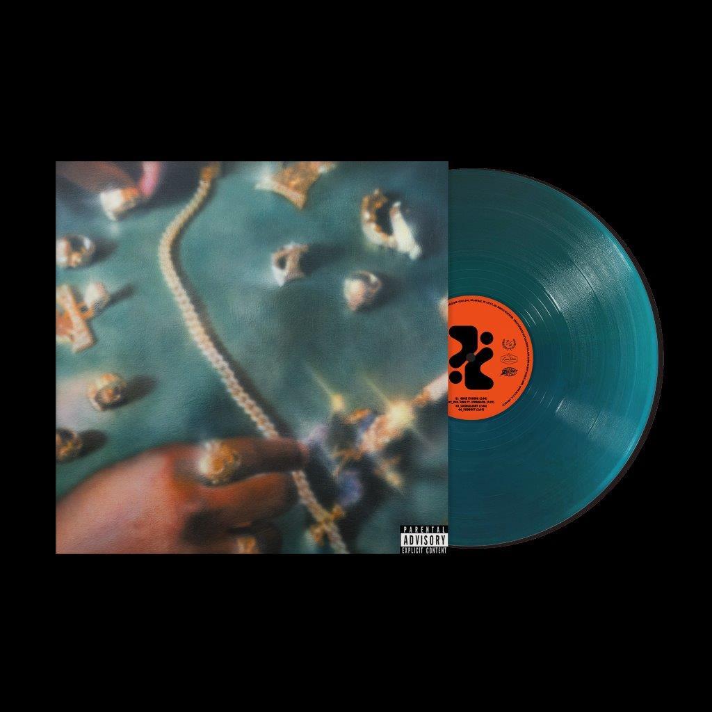 II sea blue vinyl LP by Denzel Curry and Kenneth Blume alternative hip hop