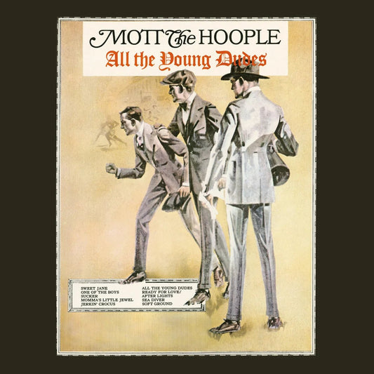Mott The Hoople All The Young Dudes LP yellow vinyl rock album