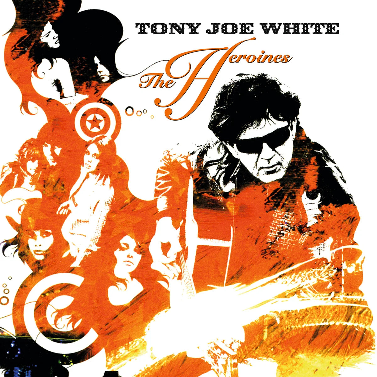 Tony Joe White The Heroines LP orange vinyl swamp rock album edition release