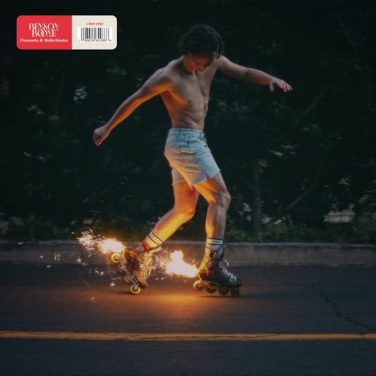 Benson Boone Fireworks Rollerblades LP clear vinyl pop album edition release