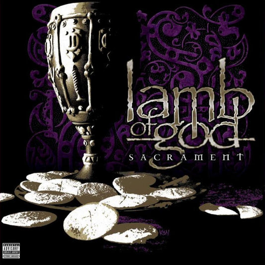 Lamb Of God Sacrament LP purple marble vinyl heavy metal album release