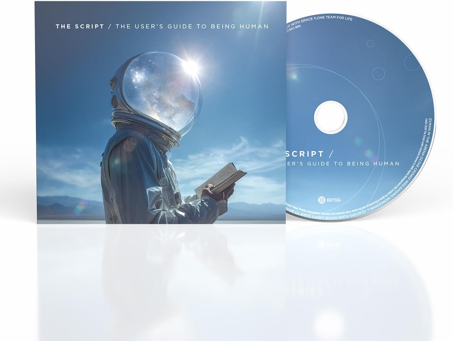 The Script The User's Guide To Being Human CD featuring the official album artwork