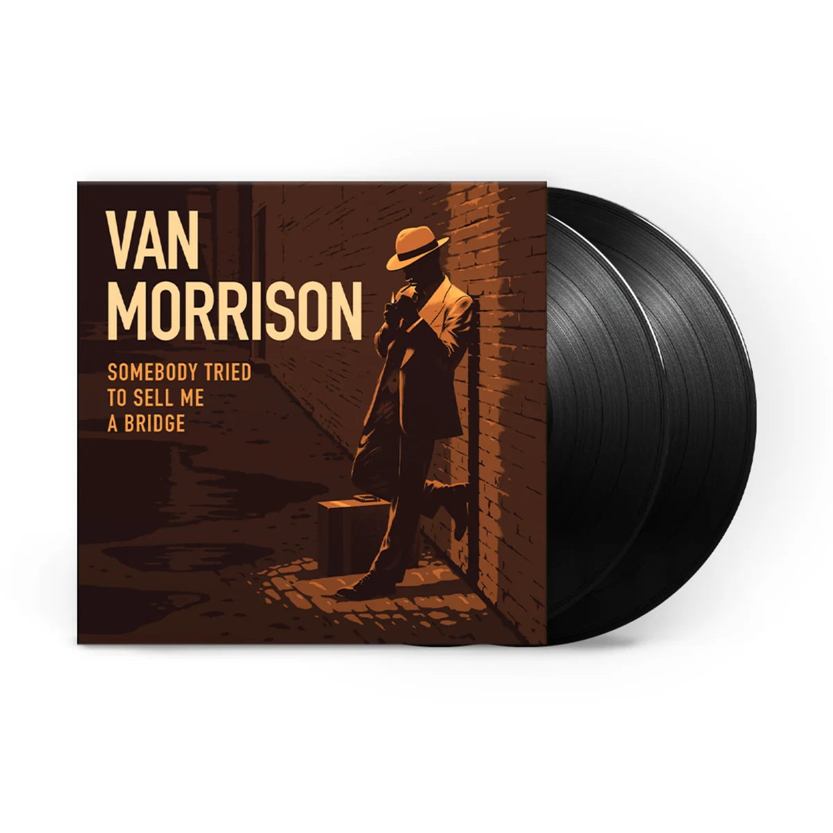 Somebody Tried To Sell Me A Bridge 2LP Van Morrison record collection