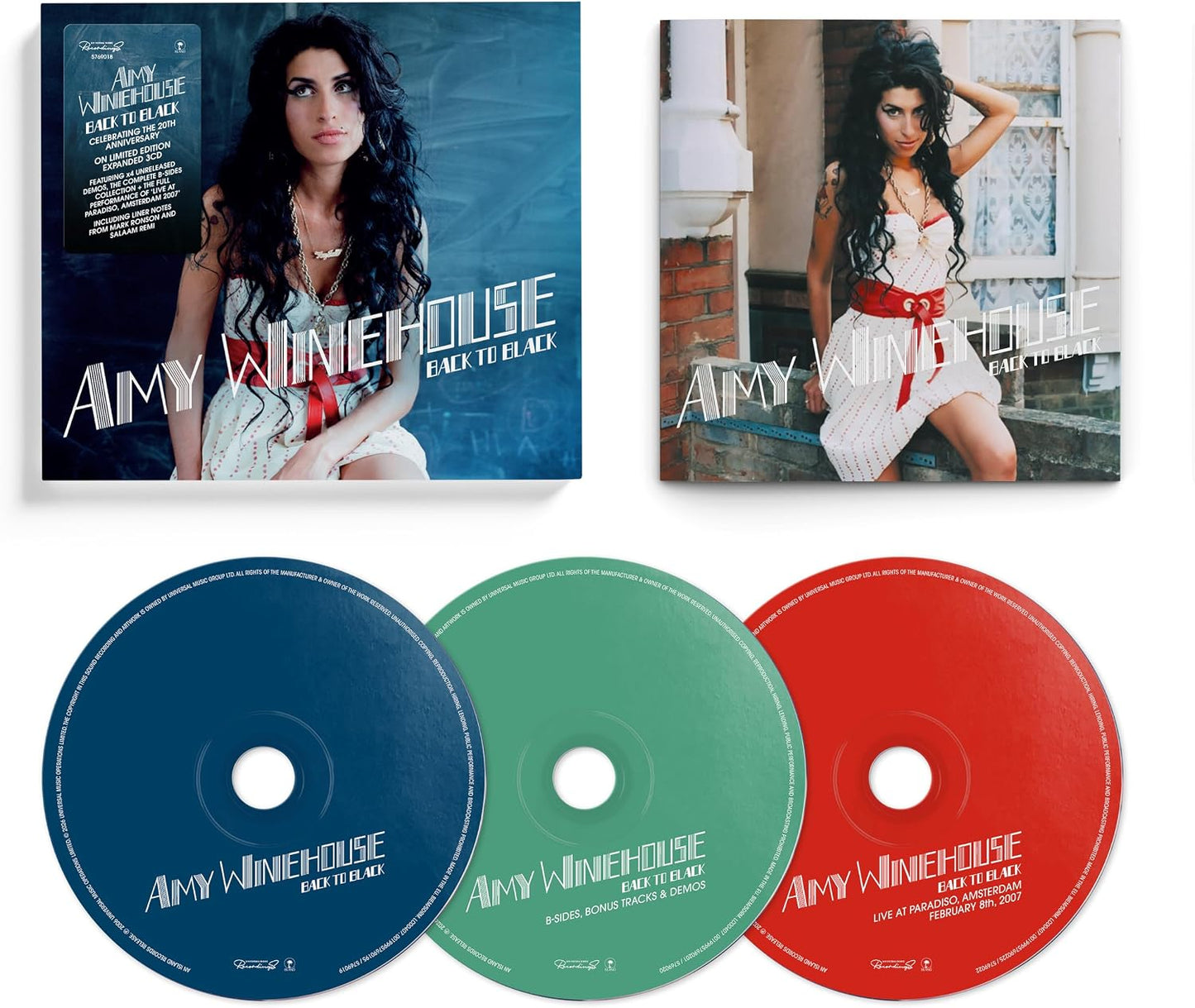 Amy Winehouse Back To Black 20th Anniversary 3 CD set with bonus recordings