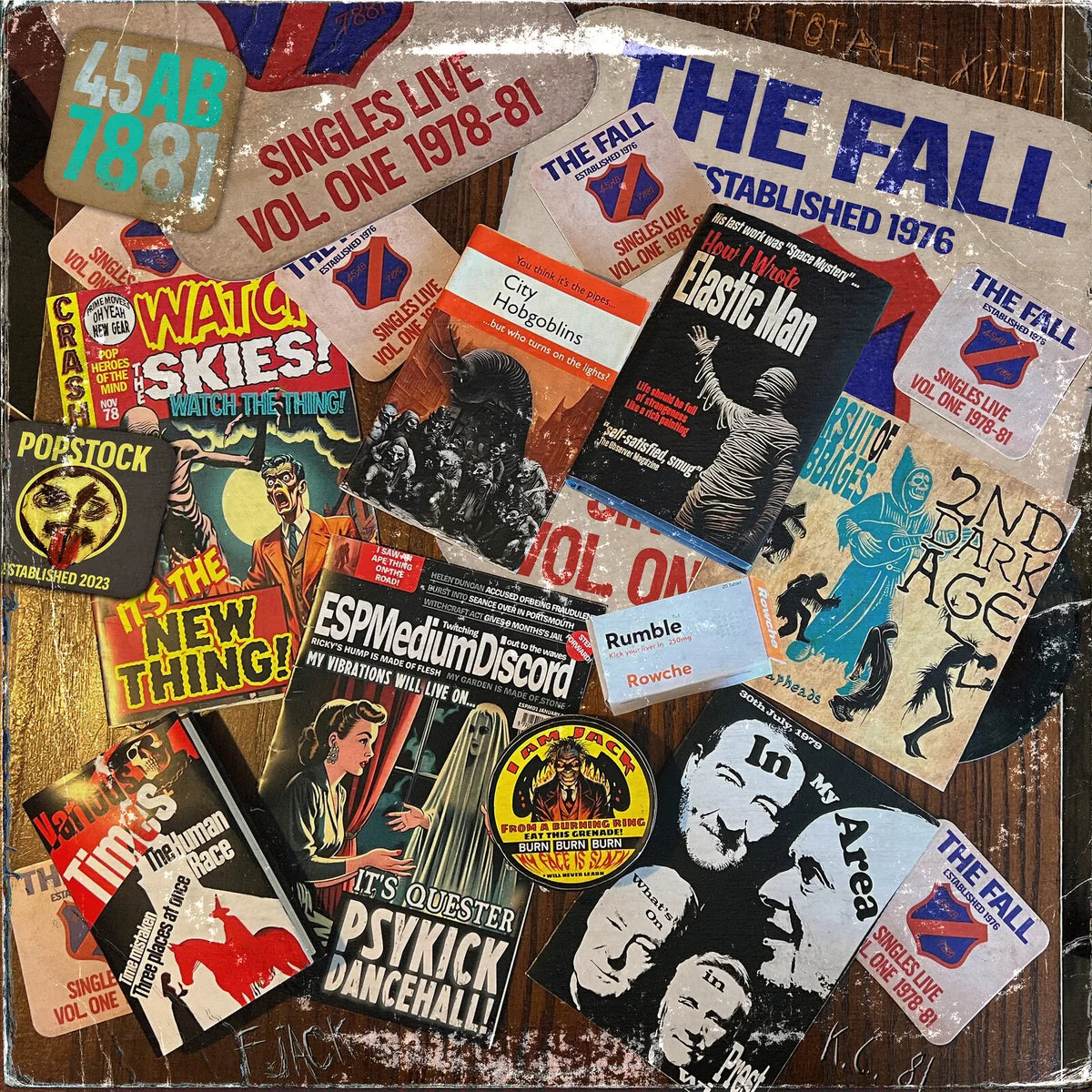 The Fall Singles Live Vol One 1978 81 LP post punk vinyl album