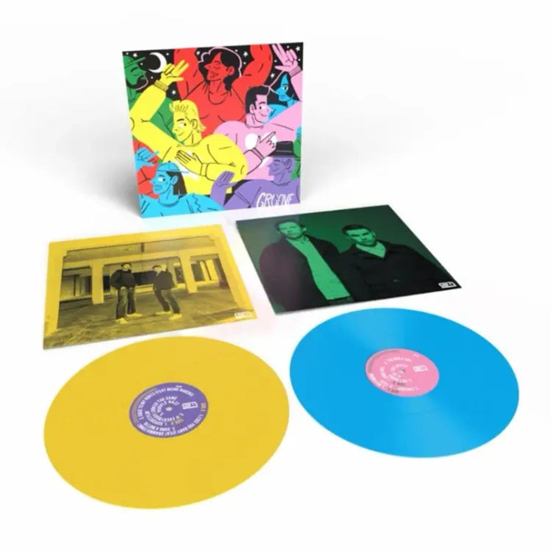 Groove Armada GA25 2 LP blue yellow vinyl electronic dance music collection
