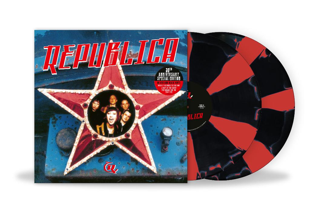 Republica Republica 2 LP black red Cornetto vinyl electronic rock album
