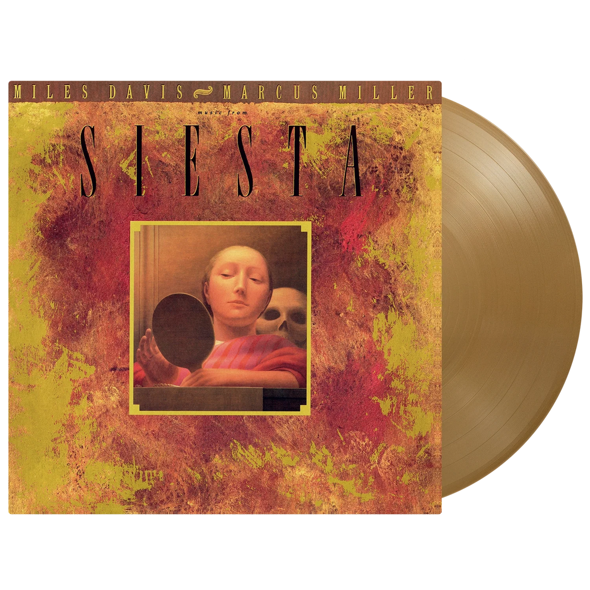 Music From Siesta Miles Davis Marcus Miller gold vinyl LP soundtrack edition