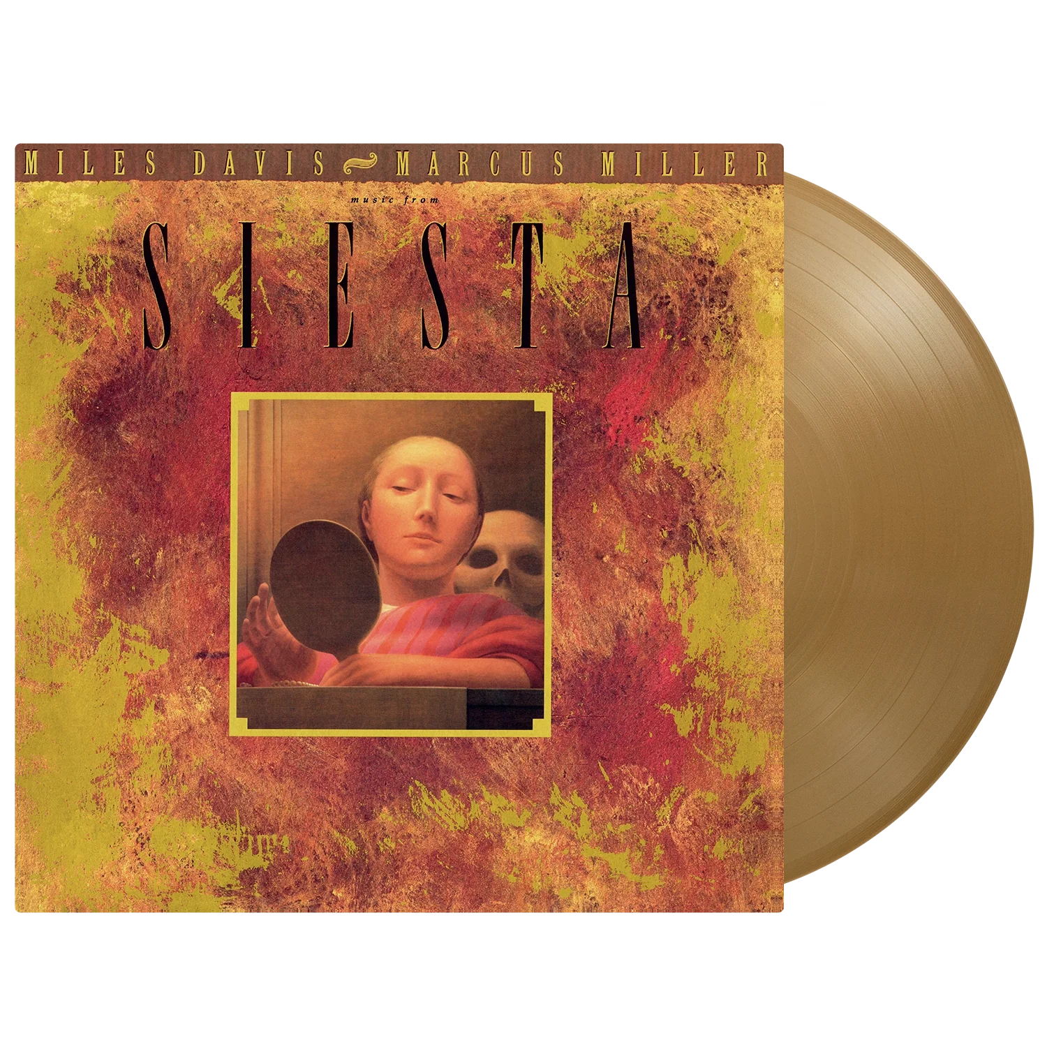 Music From Siesta Miles Davis Marcus Miller gold vinyl LP soundtrack edition