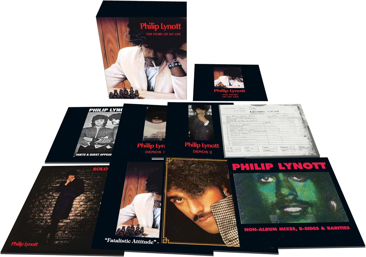 Philip Lynott The Story Of My Life 8 CD box set featuring rare recordings