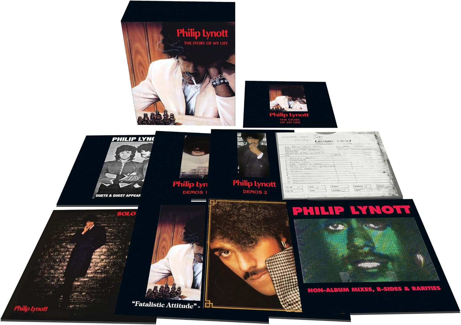 Philip Lynott The Story Of My Life 8 CD box set featuring rare recordings