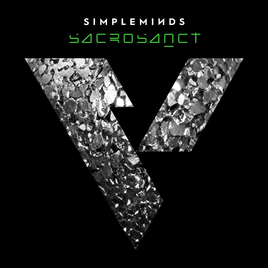 Simple Minds Sacrosanct Green Black Inkplosion vinyl LP featuring Beginner Boys