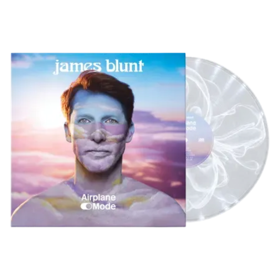 Airplane Mode by James Blunt LP clear white EcoRecord vinyl album collection