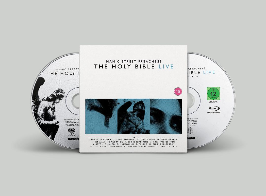Manic Street Preachers CD Blu-ray The Holy Bible Live Be Pure Be Vigilant Behave live