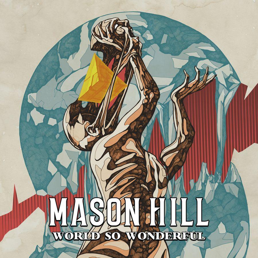 World So Wonderful red vinyl LP by Mason Hill featuring modern rock anthems and vocals