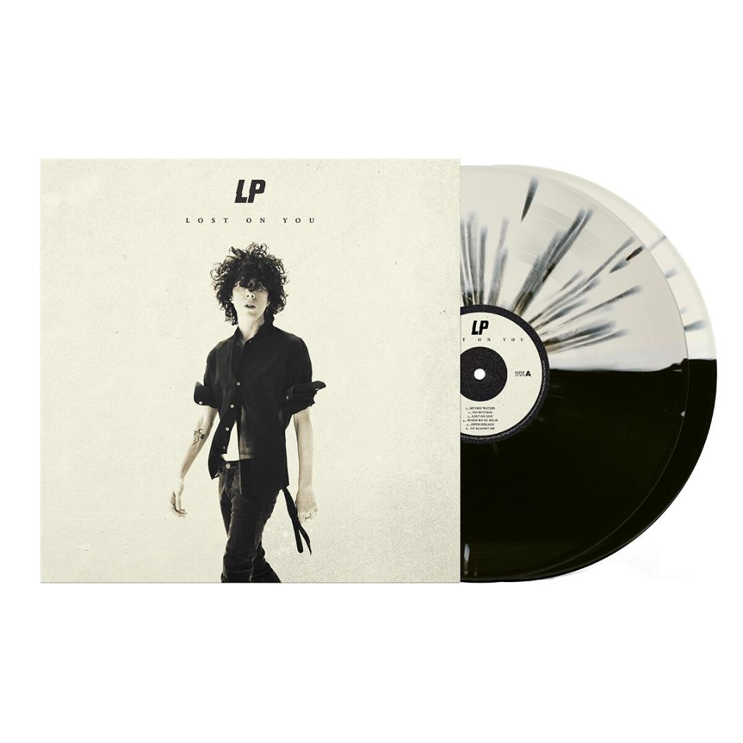 LP Lost On You 2LP black and white splatter vinyl featuring live tracks and remixes!!
