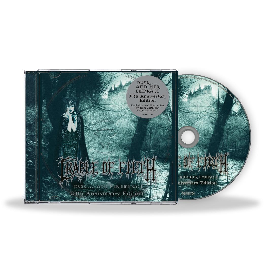 Cradle Of Filth Dusk And Her Embrace CD album 30th Anniversary