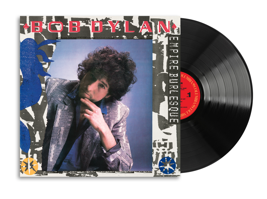Bob Dylan Empire Burlesque vinyl LP featuring Emotionally Yours and Dark Eyes