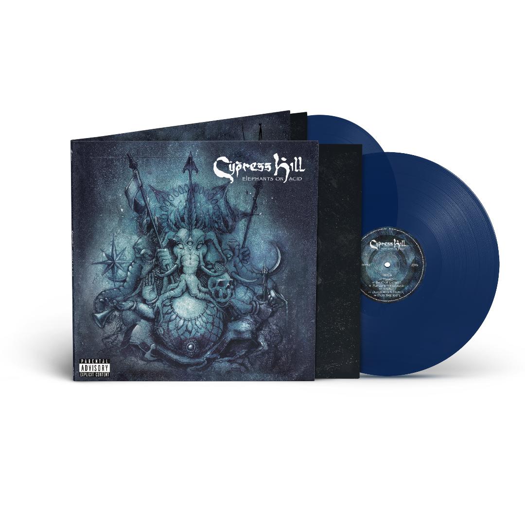 Cypress Hill Elephants on Acid double LP dark blue vinyl