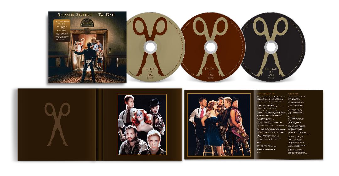 Scissor Sisters Ta-Dah 3 CD featuring catchy disco pop, glam rock and dance music hit