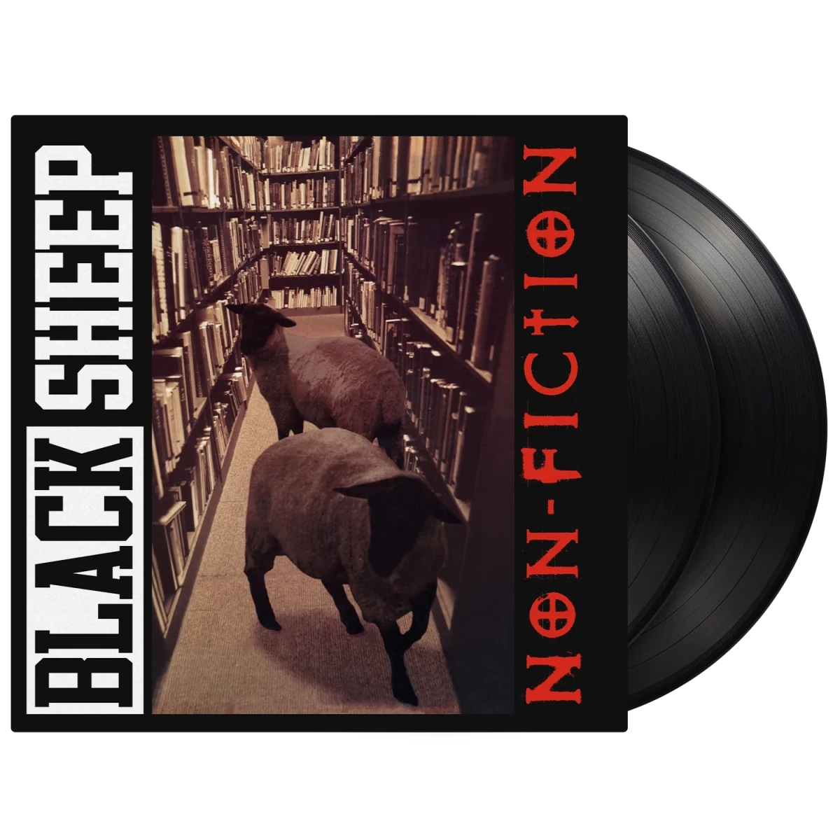 Black Sheep Non-Fiction double LP vinyl featuring classic nineties hip-hop music album