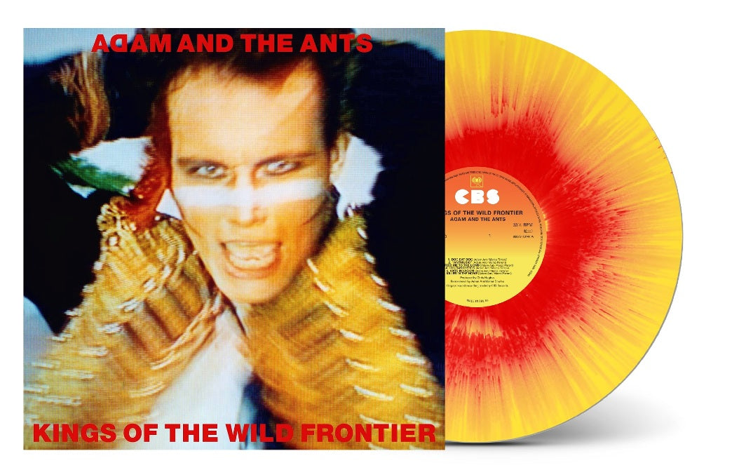 Kings Of The Wild Frontier sunburst splatter vinyl LP by Adam & The Ants.