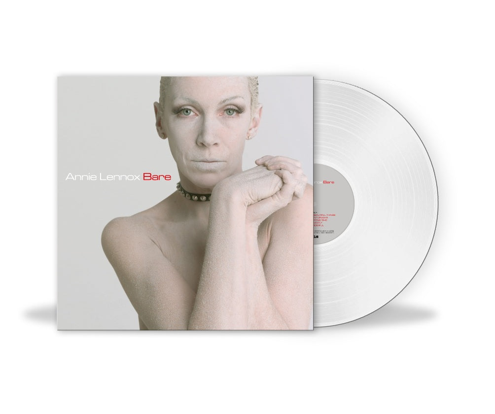 Bare white vinyl LP by Annie Lennox featuring soulful and reflective pop songs.