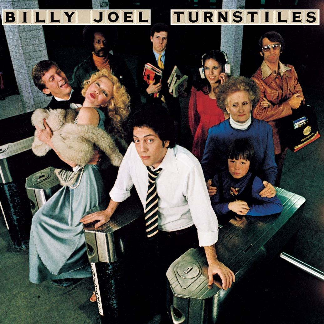 Billy Joel Turnstiles LP Subway Token Gold vinyl featuring New York State Of Mind.