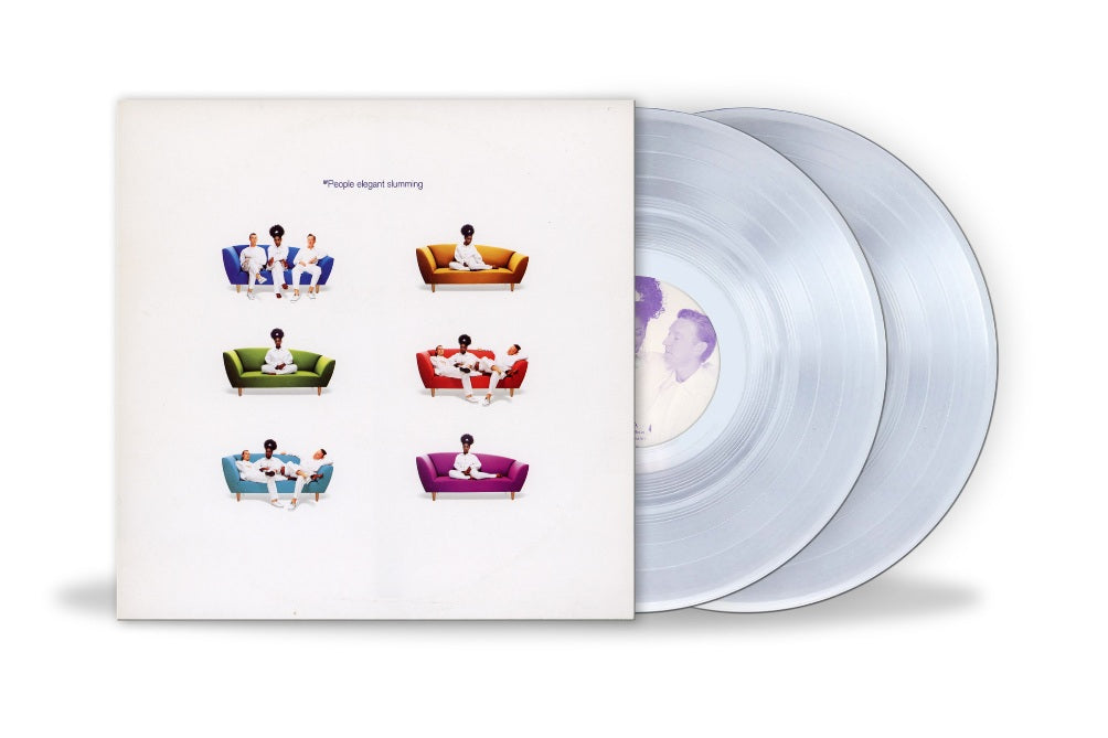 Elegant Slumming transparent vinyl LP by M People with One Night In Heaven.