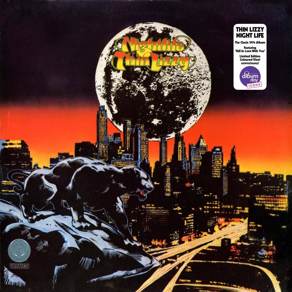 Thin Lizzy Night Life LP Orange Vinyl featuring Still In Love With You and She Knows.