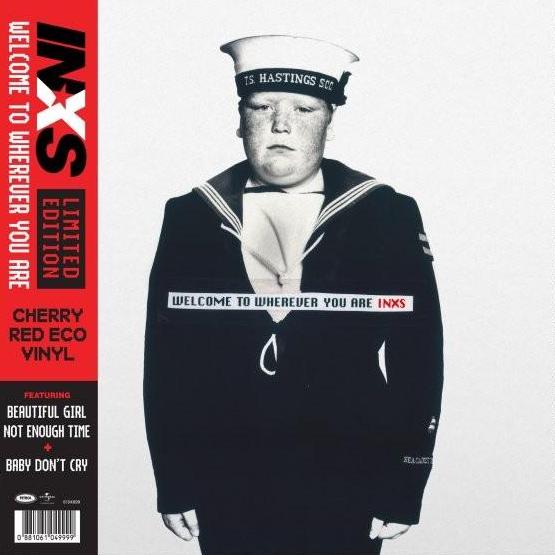 INXS Welcome To Wherever You Are LP Cherry Red Vinyl featuring Heaven Sent.