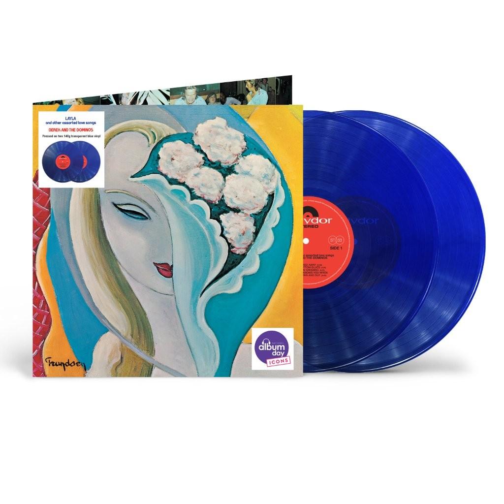Layla And Other Assorted Love Songs Transparent Blue vinyl 2LP album edition.