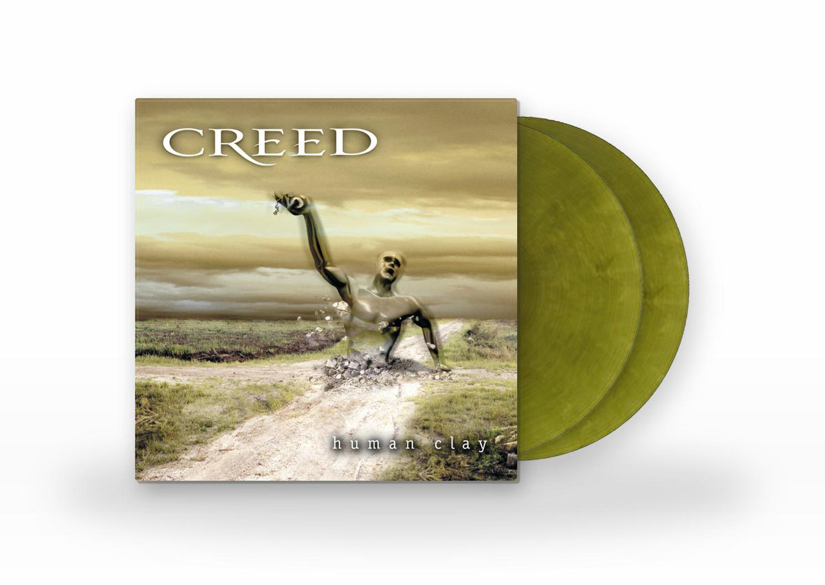Human Clay Up In Smoke vinyl 2LP by Creed featuring classic post-grunge rock.