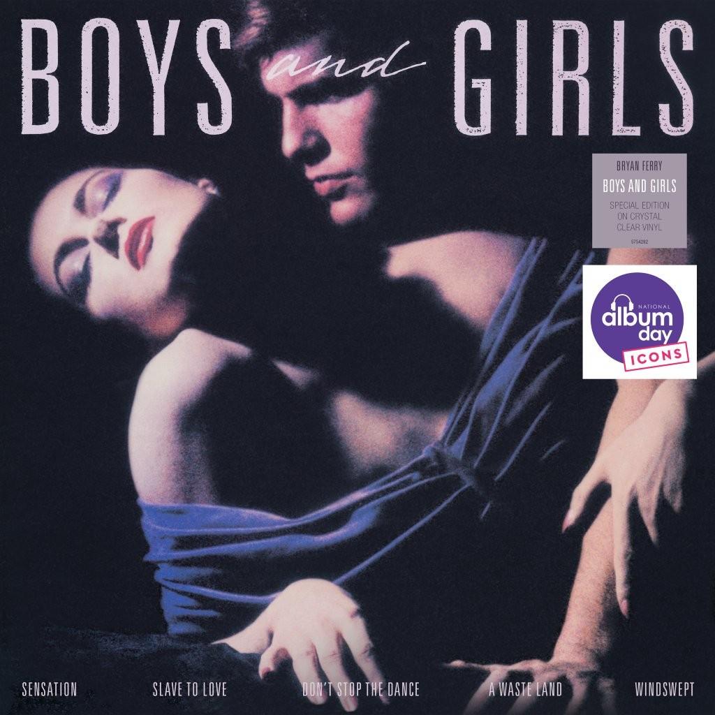Bryan Ferry Boys And Girls LP clear vinyl featuring the classic Slave To Love.