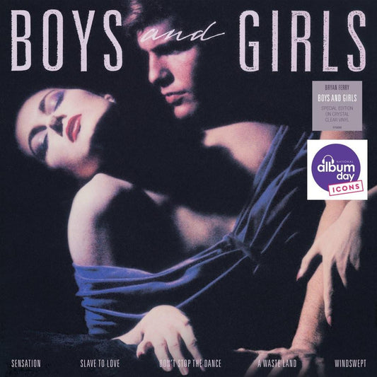 Bryan Ferry Boys And Girls LP clear vinyl featuring the classic Slave To Love.