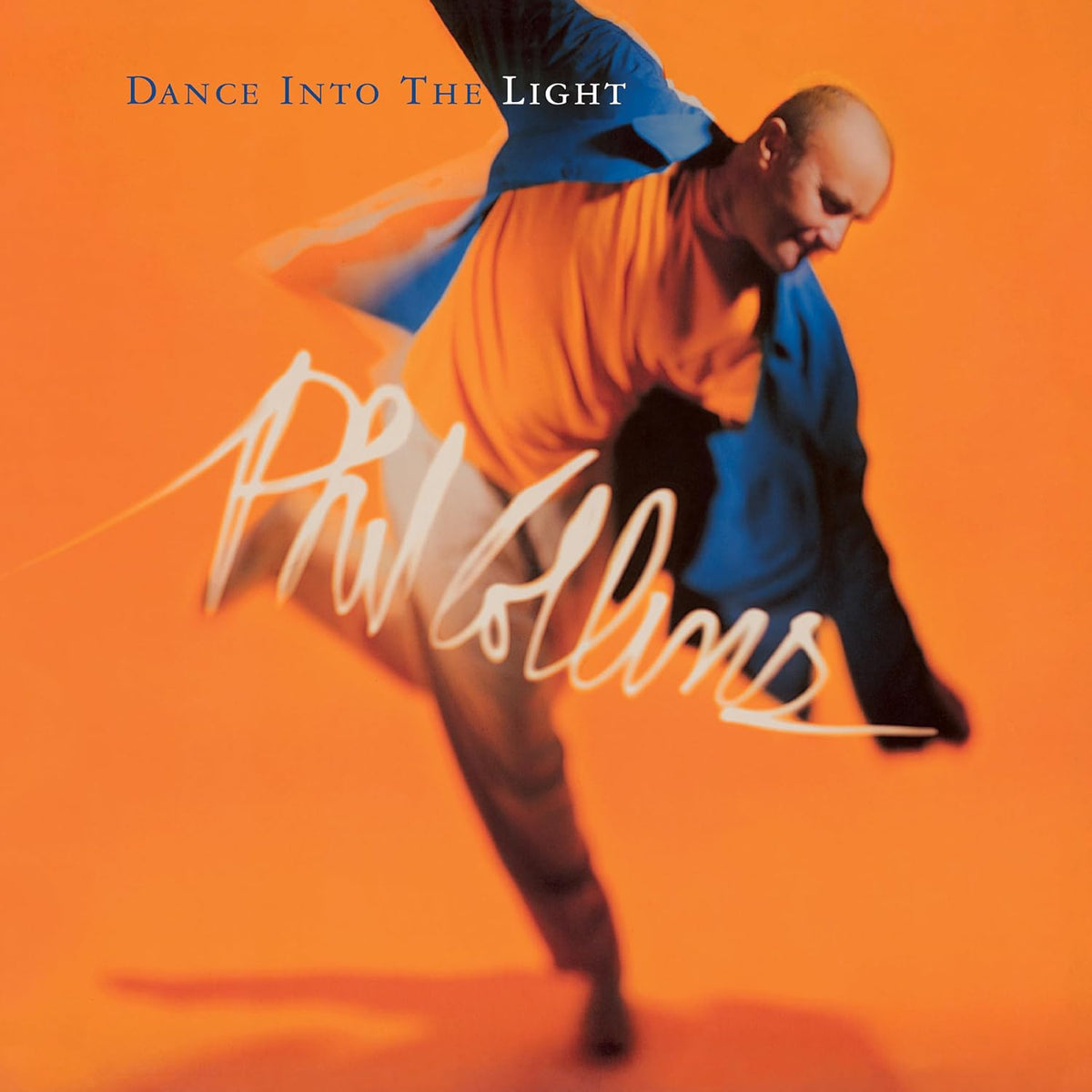 Phil Collins Dance Into The Light 2LP Blue & Orange Vinyl coloured album edition.