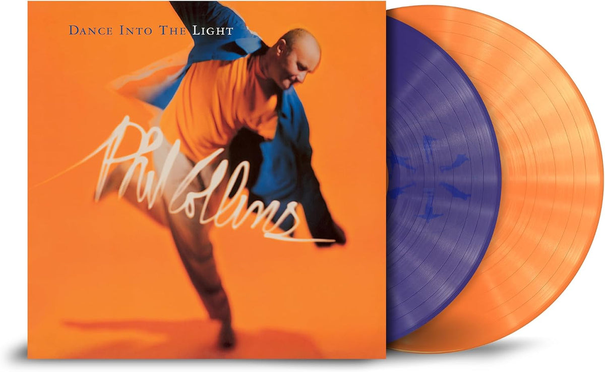 Dance Into The Light Blue & Orange Vinyl 2LP by Phil Collins classic pop album.