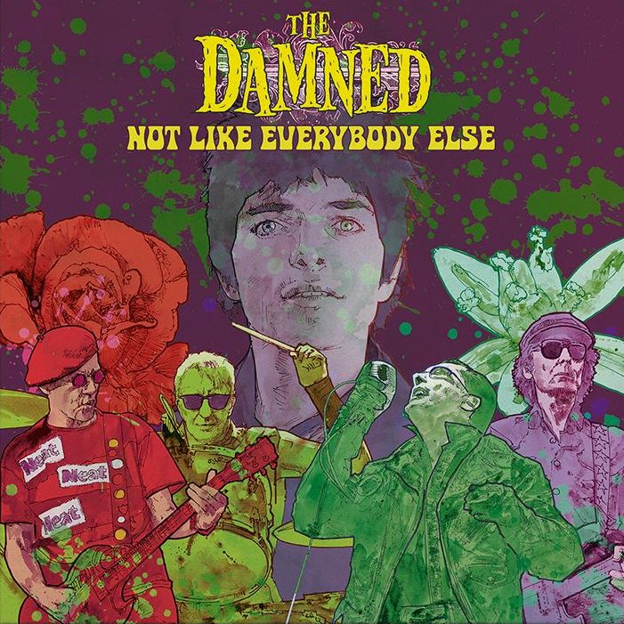The Damned Not Like Everybody Else LP Picture Disc tribute to guitarist Brian James.