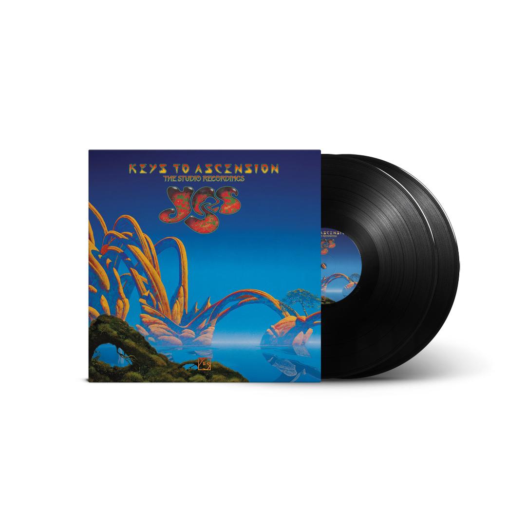 Yes Keys To Ascension The Studio Recordings vinyl 2LP and sleeve
