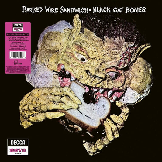 Black Cat Bones Barbed Wire Sandwich LP front cover artwork