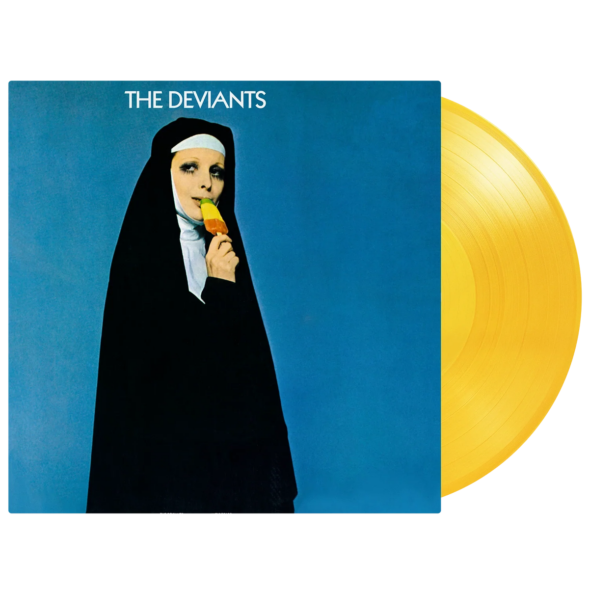 The Deviants album pressed on translucent yellow vinyl