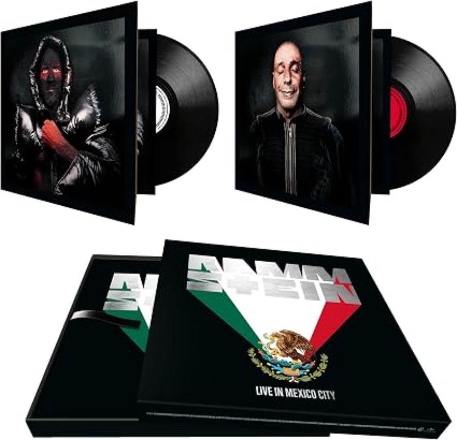 Live In Mexico City by Rammstein double vinyl 4 LP packaging and artwork