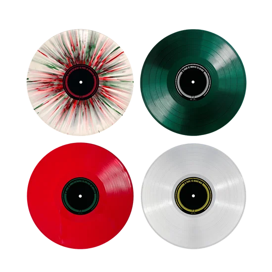 Rammstein Live In Mexico City red white green and splatter vinyl records