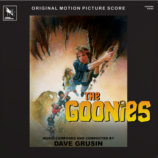 Dave Grusin The Goonies Soundtrack LP original motion picture score vinyl album.
