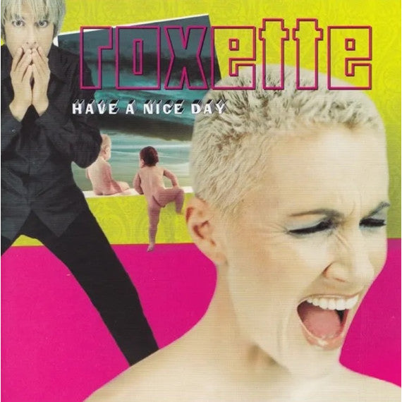 Roxette Have A Nice Day blue vinyl 2 LP front cover