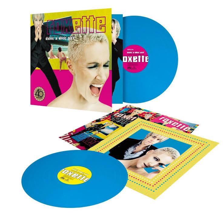Have A Nice Day by Roxette on two blue vinyl records