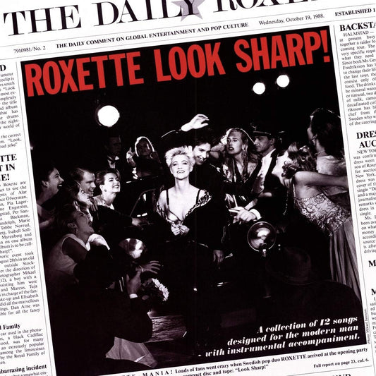 Look Sharp album by Roxette on gold vinyl LP