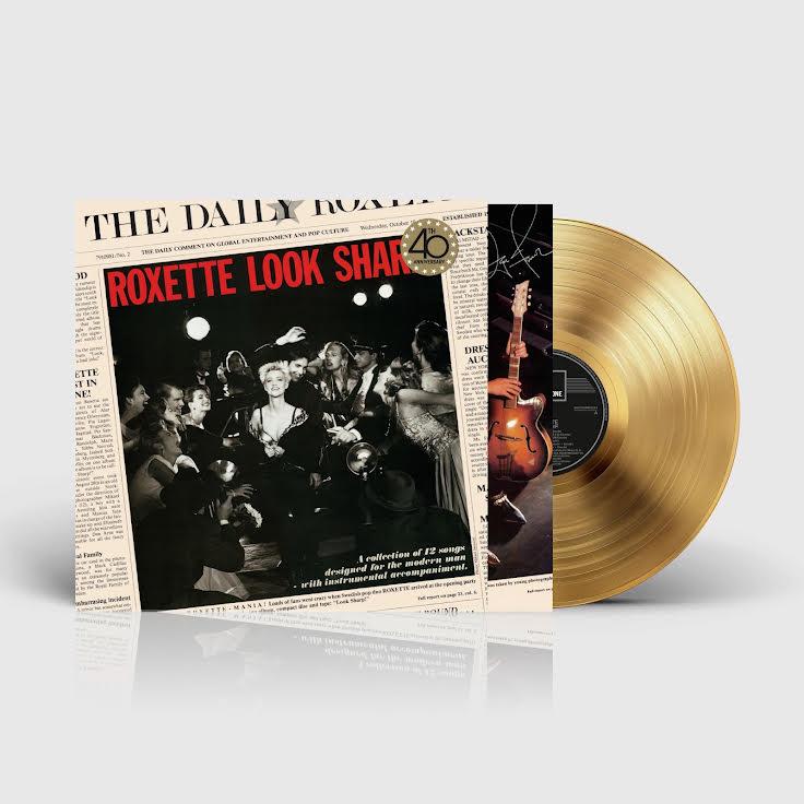 Roxette Look Sharp gold coloured vinyl record