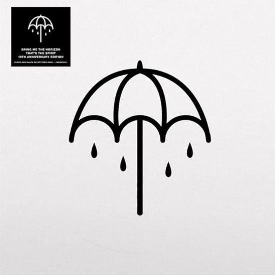 Bring Me The Horizon That's The Spirit LP album cover for clear and black splatter vinyl