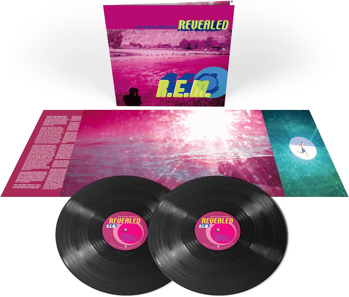 R.E.M. The Black Sessions Revealed 2 LP vinyl sleeve artwork for their live recording